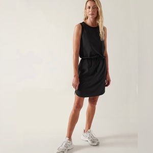 NWT- Athleta Black Rincon Dress, Extra Small